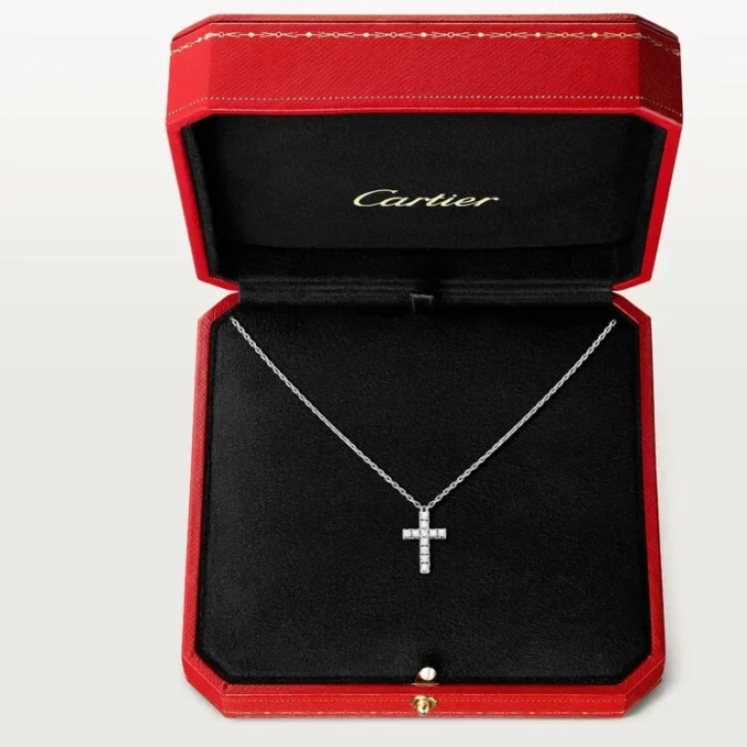 Collar Symbols – Oro blanco, diamantes – Cartier