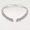Collar Torque Panthere De Cartier, articulado, con pavé