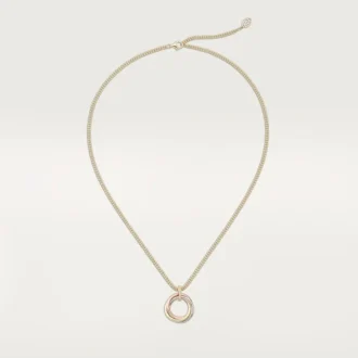 Collar Trinity con cadena de diamantes en oro tricolor | Cartier Us