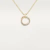 Collar Trinity con cadena de diamantes en oro tricolor | Cartier Us
