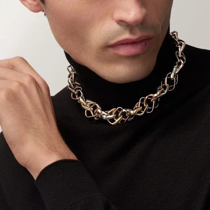 Collar Trinity, forma de cojín, modelo extragrande