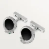 Gemelos Panthere De Cartier – Oro blanco rodiado, diamantes, esmeraldas, ónix – Cartier Gemelos Panthere De Cartier – Oro blanco rodiado, diamantes, esmeraldas, ónix – Cartier