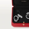 Gemelos Panthere De Cartier – Oro blanco rodiado, diamantes, esmeraldas, ónix – Cartier Gemelos Panthere De Cartier – Oro blanco rodiado, diamantes, esmeraldas, ónix – Cartier
