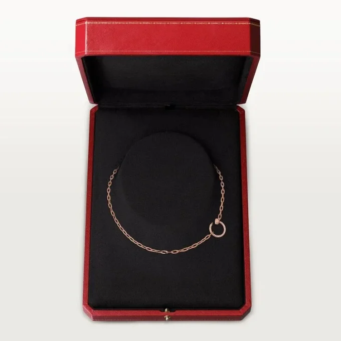 Juste Un Clou – Collar de cadena con diamantes en oro rosa | Cartier EE. UU.