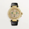 Otros relojes de joyería Panthere – 41 mm, movimiento mecánico de cuerda manual, oro amarillo de 18 quilates, diamantes, correas de piel intercambiables – Cartier Otros relojes de joyería Panthere – 41 mm, movimiento mecánico de cuerda manual, oro amarillo de 18 quilates, diamantes, correas de piel intercambiables – Cartier