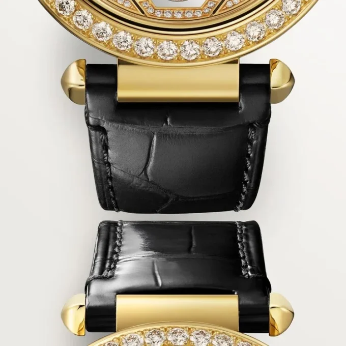 Otros relojes de joyería Panthere – 41 mm, movimiento mecánico de cuerda manual, oro amarillo de 18 quilates, diamantes, correas de piel intercambiables – Cartier Otros relojes de joyería Panthere – 41 mm, movimiento mecánico de cuerda manual, oro amarillo de 18 quilates, diamantes, correas de piel intercambiables – Cartier