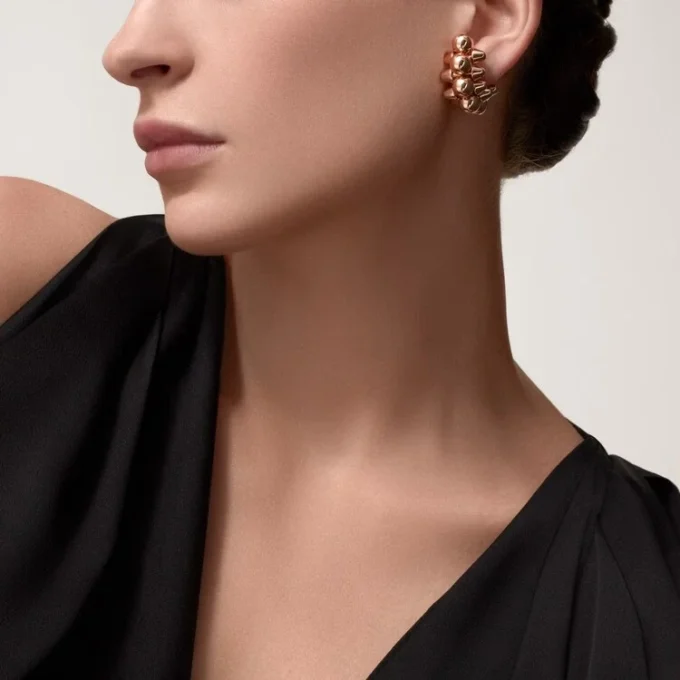 Pendiente individual Clash de Cartier, modelo XL – Oro rosa – Cartier Pendiente individual Clash de Cartier, modelo XL – Oro rosa – Cartier