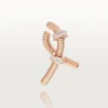 Pendiente izquierdo Ecrou De Cartier – Oro rosa, diamantes – Cartier Pendiente izquierdo Ecrou De Cartier – Oro rosa, diamantes – Cartier