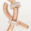 Pendiente izquierdo Ecrou De Cartier – Oro rosa, diamantes – Cartier Pendiente izquierdo Ecrou De Cartier – Oro rosa, diamantes – Cartier