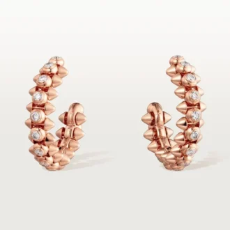 Pendientes Clash De Cartier Diamantes – Oro rosa, Diamantes – Cartier