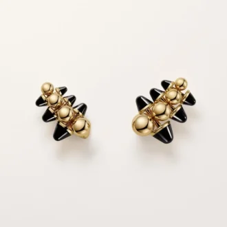 Pendientes Clash De Cartier, modelo extragrande, ónix, multiuso