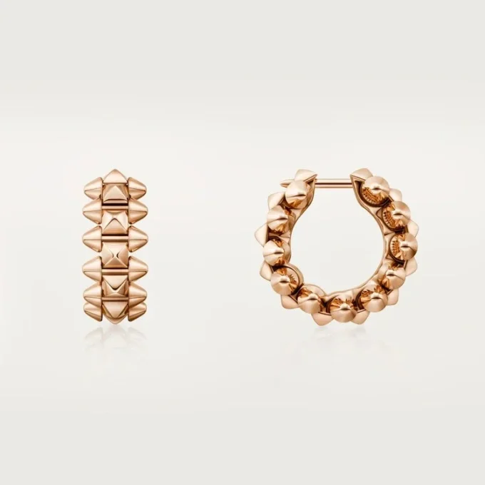 Pendientes de aro Clash de Cartier, modelo mini