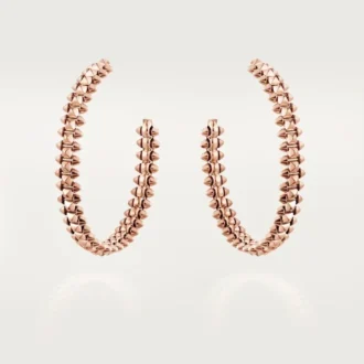 Pendientes de aro Clash De Cartier, modelo pequeño – Oro rosa – Cartier