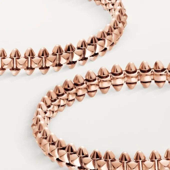 Pendientes de aro Clash De Cartier, modelo pequeño – Oro rosa – Cartier