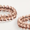Pendientes de aro Clash De Cartier – Oro rosa, pequeños | Cartier Us