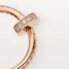 Pendientes de aro con diamantes Juste Un Clou, oro rosa | Cartier EE. UU.