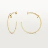 Pendientes de aro Juste Un Clou, modelo grande