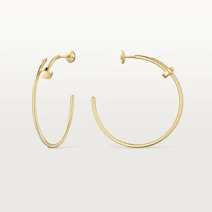 Pendientes de aro Juste Un Clou, modelo grande