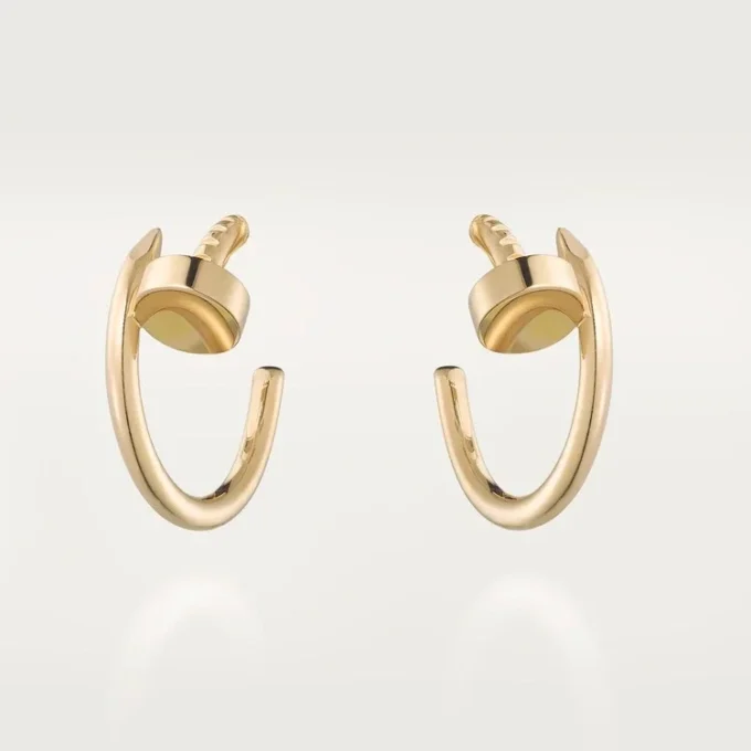 Pendientes de aro Juste Un Clou, oro amarillo | Cartier Us