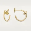 Pendientes de aro Juste Un Clou, oro amarillo | Cartier Us
