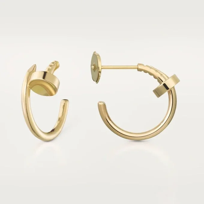 Pendientes de aro Juste Un Clou, oro amarillo | Cartier Us