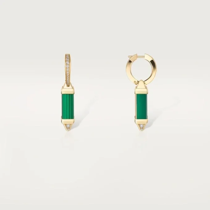 Pendientes de botón Les Berlingots De Cartier, diamantes