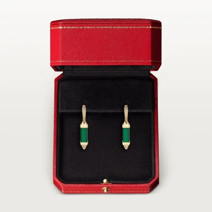 Pendientes de botón Les Berlingots De Cartier, diamantes