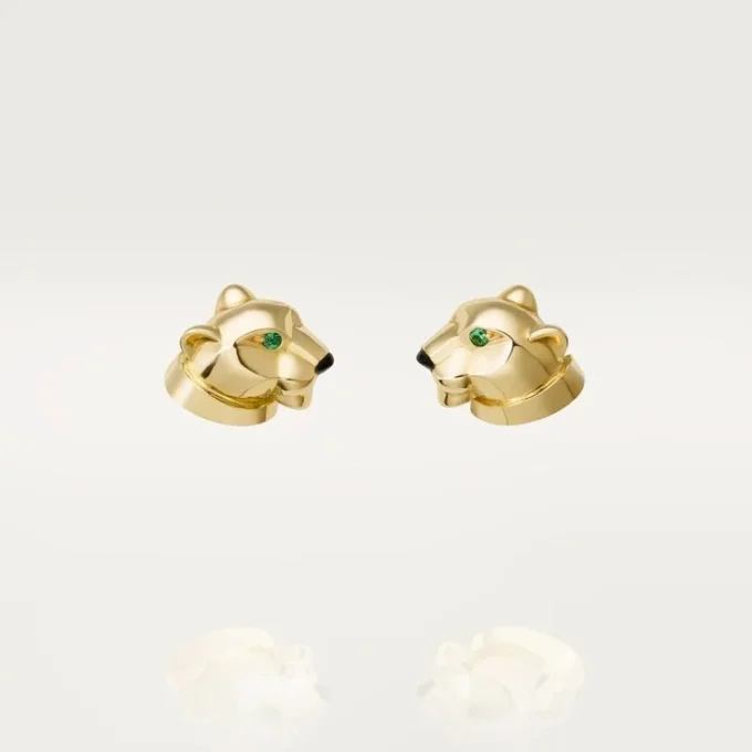 Pendientes de botón Panthere de Cartier