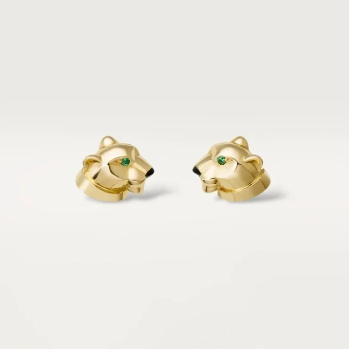 Pendientes de botón Panthere de Cartier