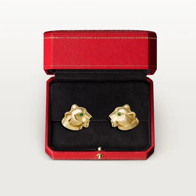Pendientes de botón Panthere de Cartier