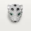 Pendientes de botón Panthere De Cartier, con pavé