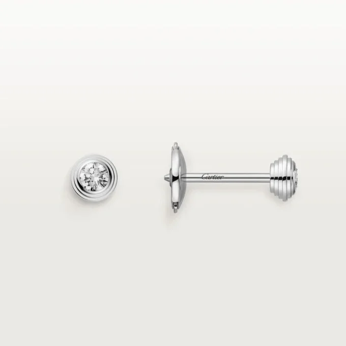 Pendientes Diamants Legers – Oro blanco, diamantes – Cartier