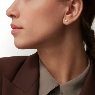 Pendientes Diamants Légers, mm – Oro amarillo, diamantes – Cartier