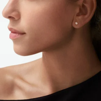 Pendientes Diamants Légers, mm – Oro rosa, diamantes – Cartier