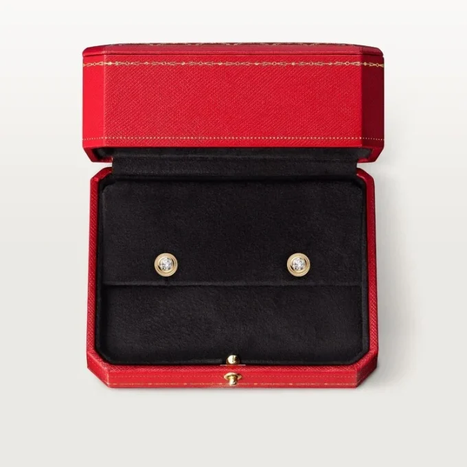 Pendientes Diamants Légers XS – Oro amarillo, diamantes – Cartier