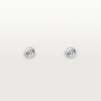 Pendientes Diamants Légers XS – Oro blanco, diamantes – Cartier
