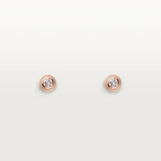 Pendientes Diamants Légers XS – Oro rosa, diamantes – Cartier