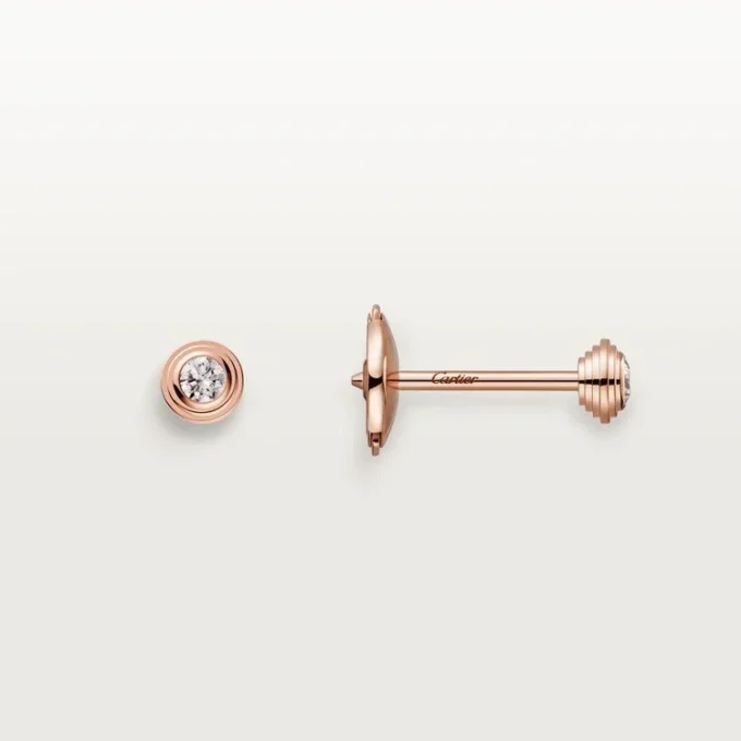 Pendientes Diamants Légers XS – Oro rosa, diamantes – Cartier