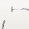 Pendientes Etincelle de Cartier, modelo grande – Oro blanco, diamantes – Cartier