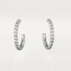 Pendientes Etincelle De Cartier, modelo pequeño – Oro blanco, diamantes – Cartier