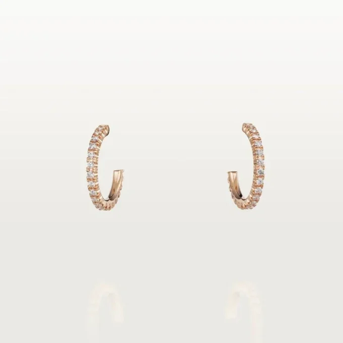 Pendientes Etincelle De Cartier – Oro rosa, diamantes – Cartier