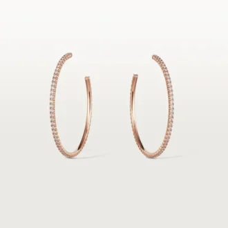 Pendientes Etincelle De Cartier – Oro rosa, diamantes – Cartier