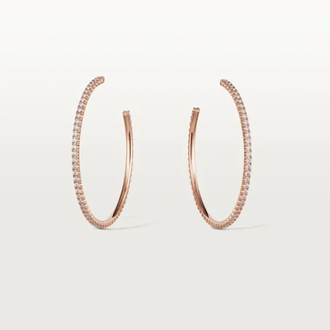 Pendientes Etincelle De Cartier – Oro rosa, diamantes – Cartier