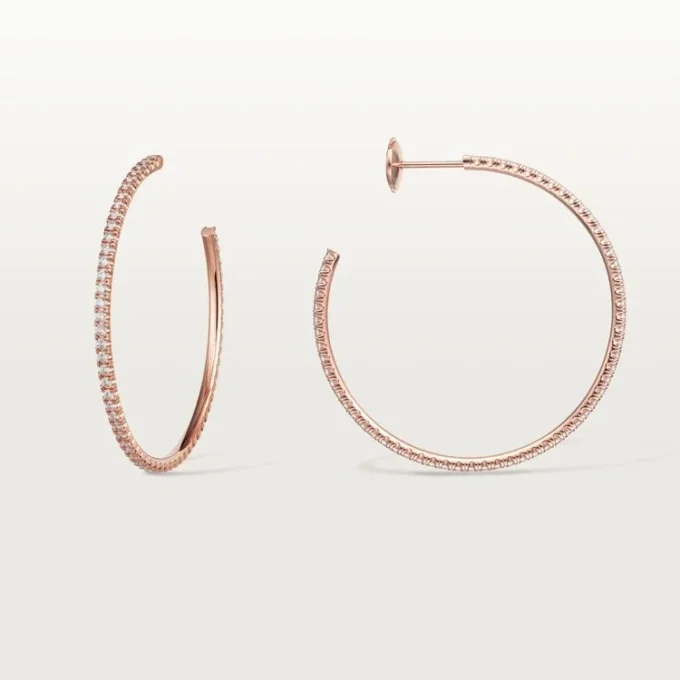 Pendientes Etincelle De Cartier – Oro rosa, diamantes – Cartier