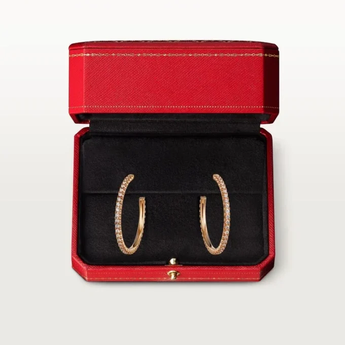 Pendientes Etincelle De Cartier – Oro rosa, diamantes – Cartier