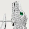 Pendientes Faune Et Flore De Cartier, con pavé