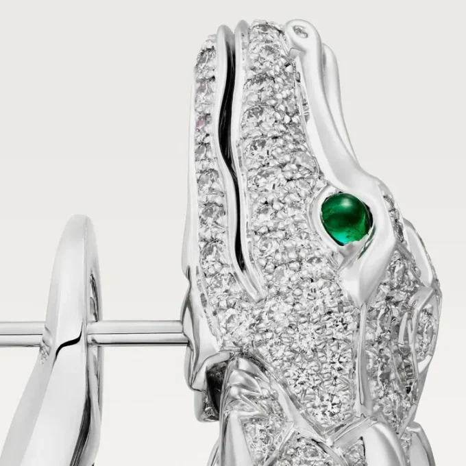 Pendientes Faune Et Flore De Cartier, con pavé