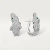 Pendientes Faune Et Flore De Cartier, con pavé