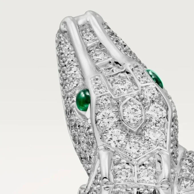 Pendientes Faune Et Flore De Cartier, con pavé