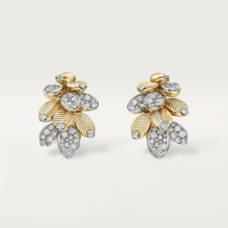 Pendientes Grain De Café, semipavé